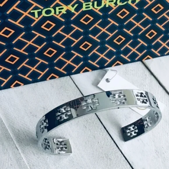 Tory Burch Silver Cuff Bracelet - Picture 4 of 4